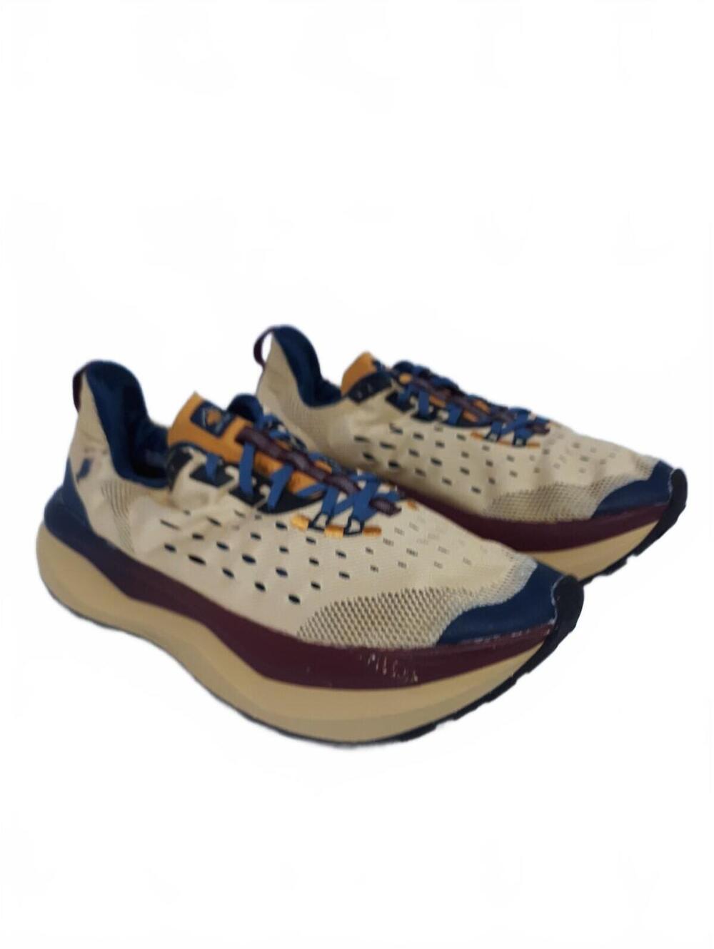 Altra Lone Peak 8 Men's Trail Running Shoes Size 10 Tan Maroon Hiking Sneaker